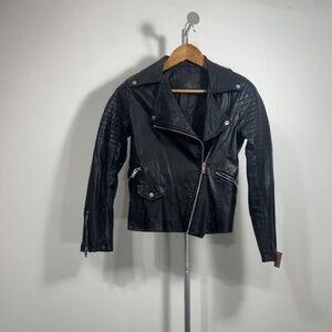 FAUX LEATHER JACKET
